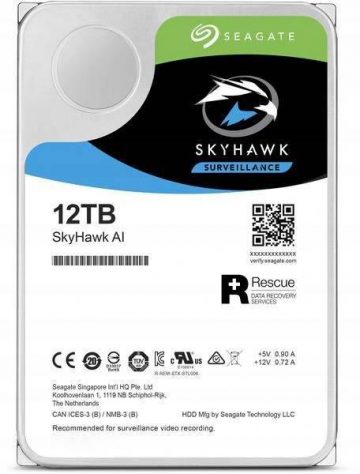Seagate SkyHawk AI ST12000VE003 12TB hard drive