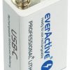 Перезаряжаемый литий-ионный аккумулятор 6F22 EverActive 9 В 550 мА·ч с разъемом USB-C