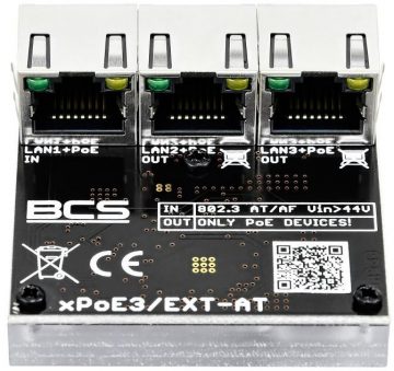 BCS POWER POE slēdzis BCS-xPoE3/EXT-AT