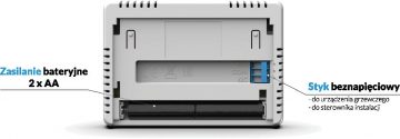 Juhtmega ruumikontroller valge T-4.1 Tech kontrollerid
