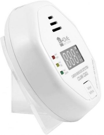 El Home CD-92B8 brīvi stāvošs oglekļa monoksīda detektors, LCD displejs, 3 gadu garantija