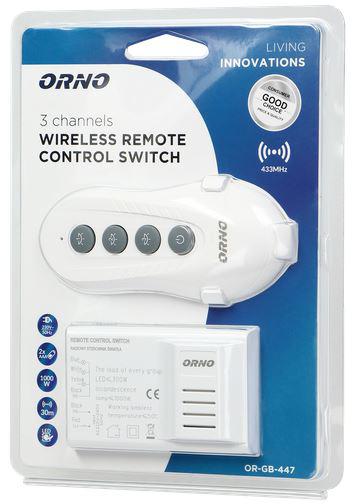 Беспроводной контроллер освещения ORNO OR-GB-447 с 1 пультом дистанционного управления
