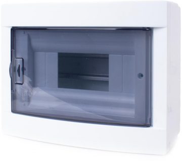 Virsmas montāžas 8 moduļu sadales skapis Adelid RM-NT-08T