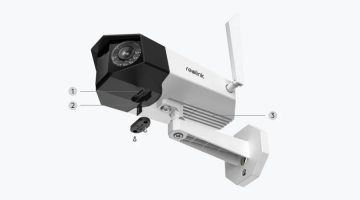Reolink DUO WiFi IP kamera ar 4 MP dubulto objektīvu