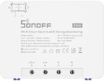 SONOFF 1 kanāla kontrolieris 25A WiFi POWR3