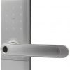 Door handle with access controller EURA ELH-02H4 silver color
