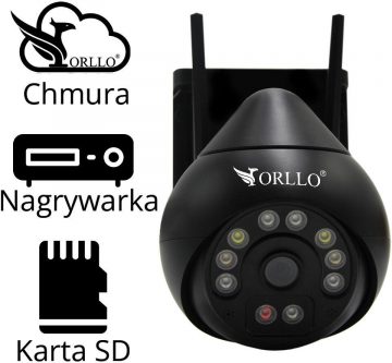 Orllo Z8 Pro WiFi välistingimustes pöörlev öövärviline 4MP IP-kaamera