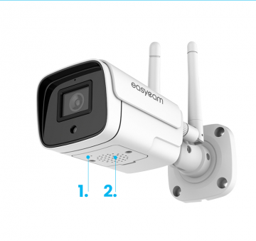 EasyCam IP āra kameras caurule WiFi IR 30m Tuya 5MP EC-5T2IR