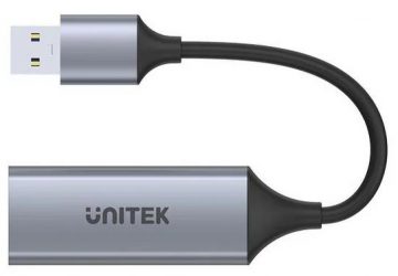 Unitek U1309A USB-A 3.1 Gen1 RJ45 1000Mbps adapteris