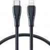 USB-C / Lightning Joyroom kaabel S-CL020A11 120cm 20W punutud, must
