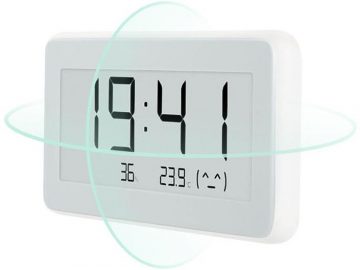 Pulkstenis ar termometru un mitruma sensoru Xiaomi Mi Temperature and Humidity Monitor Clock Pro