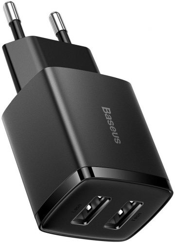 Компактное зарядное устройство Baseus CCXJ010201 10,5 Вт 2x USB-A ЧЕРНЫЙ