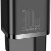 Быстрое зарядное устройство Baseus Super Si 1C CCSUP-J01 30 Вт 1x USB-C PD 3.0 QC 3.0 ЧЕРНЫЙ