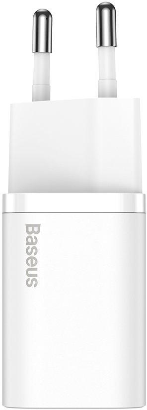 Быстрое зарядное устройство Baseus Super Si 1C CSUP-J02 30 Вт 1x USB-C PD 3.0 QC 3.0 БЕЛЫЙ