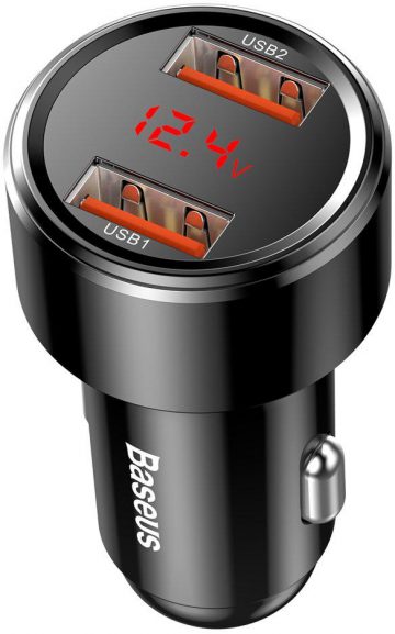 Автомобильное зарядное устройство Baseus Magic CCMLC20A-01 45 Вт 6 А 2x USB-A QC 3.0 Автомобильное зарядное устройство Baseus Magic CCMLC20A-01 45 Вт 6 А 2x USB-A QC 3.0