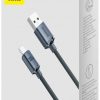 USB-A / USB-C KABELIS Baseus Crystal CAJY000401 120cm 100W 6A QC 3.0 IN PREMIUM PLATE USB-A / USB-C KABELIS Baseus Crystal CAJY000401 120cm 100W 6A QC 3.0 IN PREMIUM PLATE