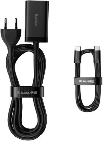 Настольное зарядное устройство Baseus GaN 3 Pro CCGP040101 65 Вт 2x USB-A 2x USB-C PD 3.0 QC 4.0