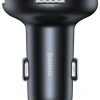Baseus Enjoy CCLH-01 3.4A 2x USB-A JACK 3.5MM BT 5.0 AUTOMOBILINIS ĮKROVIKLIS FM Siųstuvas