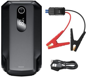 Power Bank Booster Baseus Max Auto Jump Starter CGNL020001 20000 мАч 12 В 2000 А + кабели Power Bank Booster Baseus Max Auto Jump Starter CGNL020001 20000 мАч 12 В 2000 А + кабели