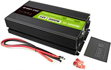 Green Cell PowerInverter LCD 24V / 230V 3000/6000W tīrs sinusoidāls