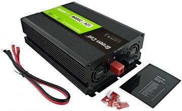 Green Cell strāvas invertors LCD 12V/230V 2000W/4000W tīrs sinusoidāls