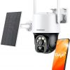 EasyCam IP PTZ kamera saules bezvadu WiFi Tuya 3MP 4x tālummaiņa EC-3PT4DL-S