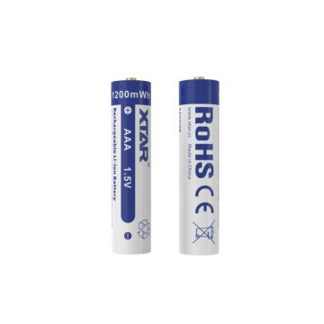 R03 / AAA 1,5 V Xtar 750 mAh laetavad akud (4 tk) koos kaitsega R03 / AAA 1,5 V Xtar 750 mAh laetavad akud (4 tk) koos kaitsega