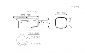 DAHUA IP kamera TIOC 3.0 IPC-HFW3549T1-ZAS-PV-27135-S5
