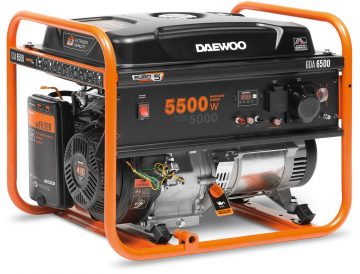 DAEWOO GENERATOR GDA 6500 5.5kW + 2x GENERATOR OIL SAE 10W-30 DWO 600