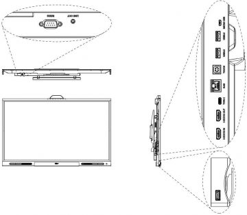 Монитор для интерактивной доски DAHUA LPH75-MC470-P