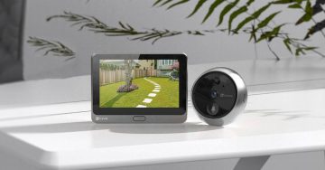 EZVIZ DP2C viedā video durvju actiņa ar 32 GB microSD karti (CS DP2C)