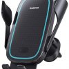 AUTOMOBILU AUTOMOBILU UZLĀDZĒŠANAS TURISTERIS Baseus Milky Way Pro BS-CM023 Qi 15W ON BOX BLACK