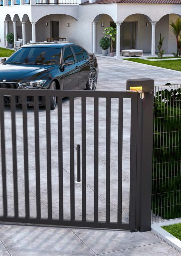 FAAC komplekts S2500I 5 m divviru vārtiņiem (krāsošanai)