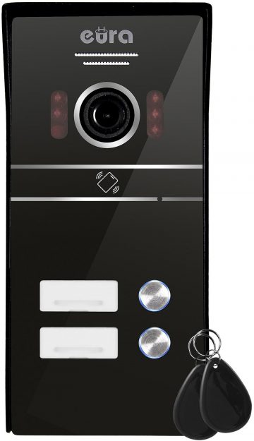 EURA VDP-80C5 2-семейный WIDEOFN, белый