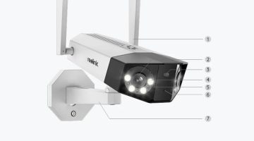 Reolink DUO WiFi IP kamera ar 4 MP dubulto objektīvu