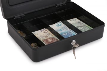 RED EAGLE BOX-300 metāla naudas kaste