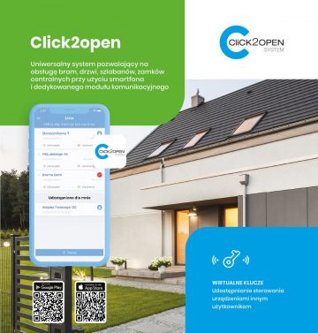 Click2Open – vartų automatikos sistema