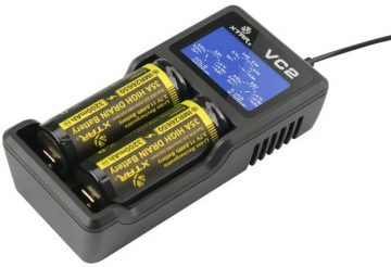 Зарядное устройство для цилиндрических аккумуляторов Li-ion / Ni-MH AA / AAA / 18650 Xtar VC2