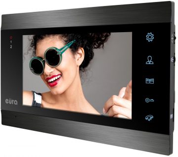 VIDEOTELEFONS EURA VDP-00C5 BLACK TUYA