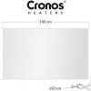 Infrasarkano apsildes paneļu komplekts CRONOS Carbon P800 White