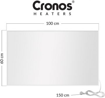 Infrasarkano apsildes paneļu komplekts CRONOS Carbon P800 White