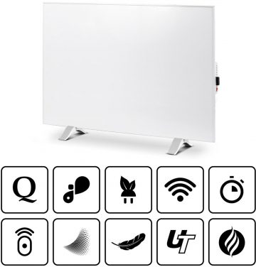 Infrasarkanais apsildes panelis CRONOS Synthelith PRO CRP-980TWP White White