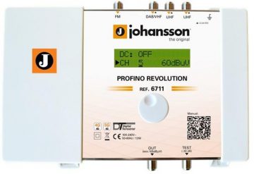 Johansson PROFINO Revolution 6711 Plus - daudzjoslu pastiprinātājs televīzijai