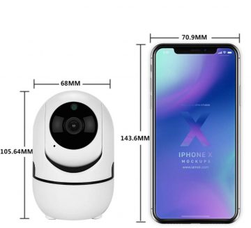EasyCam iekštelpu WiFi PTZ kamera Tuya 4MP EC-4WD6IR-C