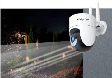 EasyCam āra WiFi Tuya 5MP 4 x tālummaiņa IP kamera EC-5PT4DL