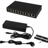 POE SWITCH PULSAR SG108 10-PORT (8xPoE + 2xUPLINK)