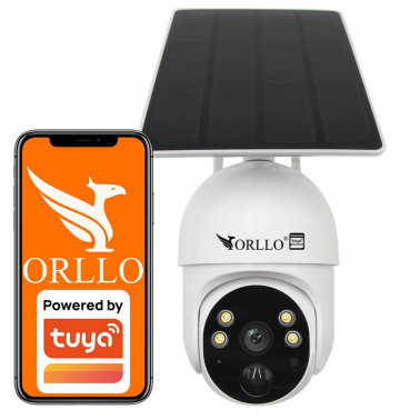 Беспроводная 4G LTE PTZ IP-камера с солнечной панелью Orllo TZ1 PRO