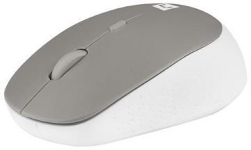 Natec Harrier 2 1600dpi Bluetooth bezvadu pele balta un pelēka