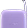 Joyroom Jelly Series JR-L002 10000mAh 22,5W PD QC powerbank ar kabeli 1x USB-A 1x USB-C violeta krāsā