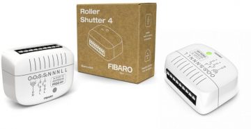 Rullo slēģi 4 FIBARO rullo slēģu vadības modulis FGR-224